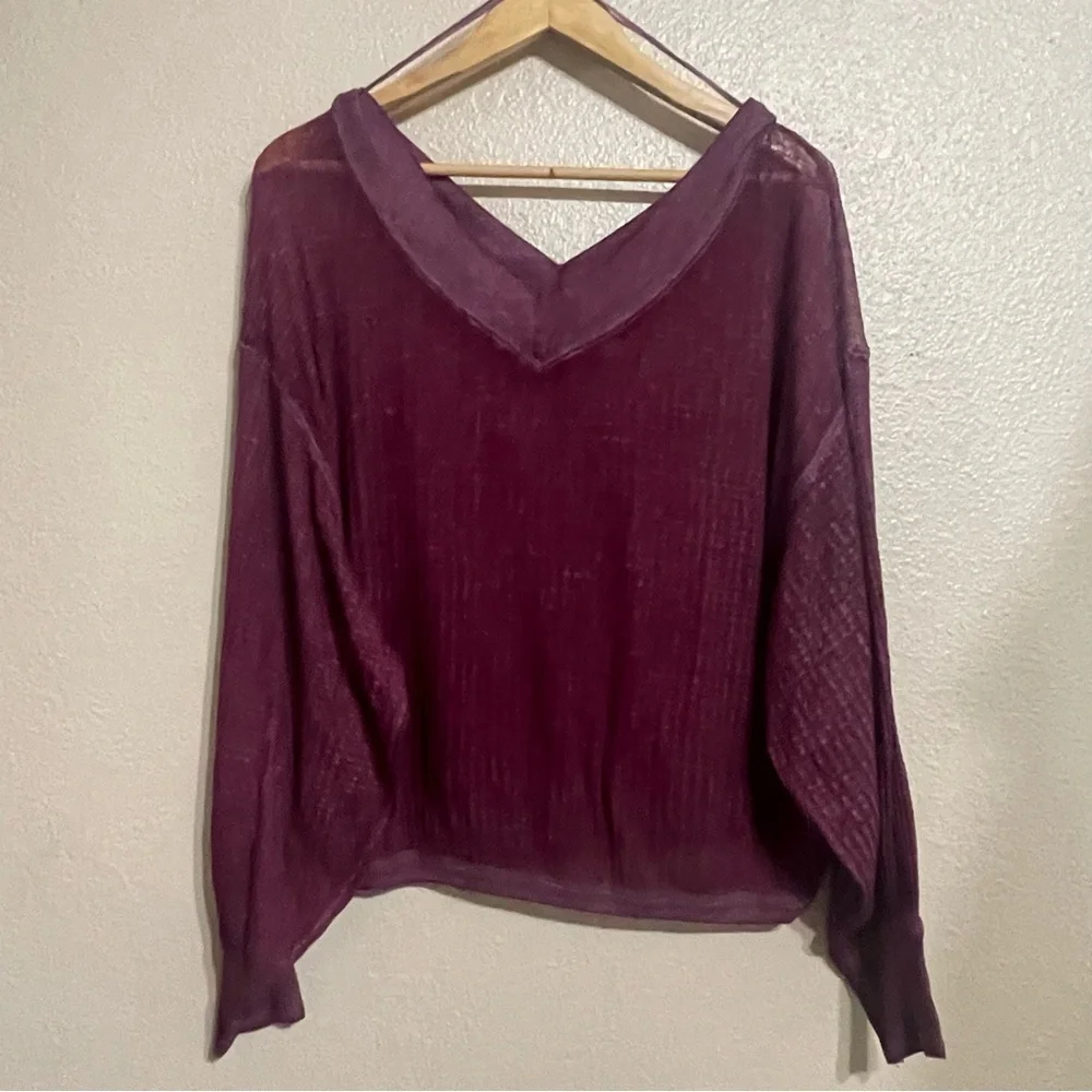 Free People We The Free‎ Thermal Long Sleeve shirt